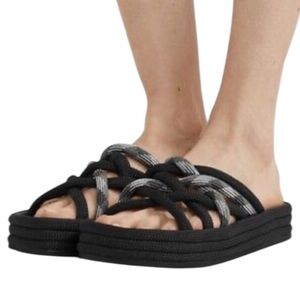 Rag & Bone Kris Woven Rope Platform Sandals